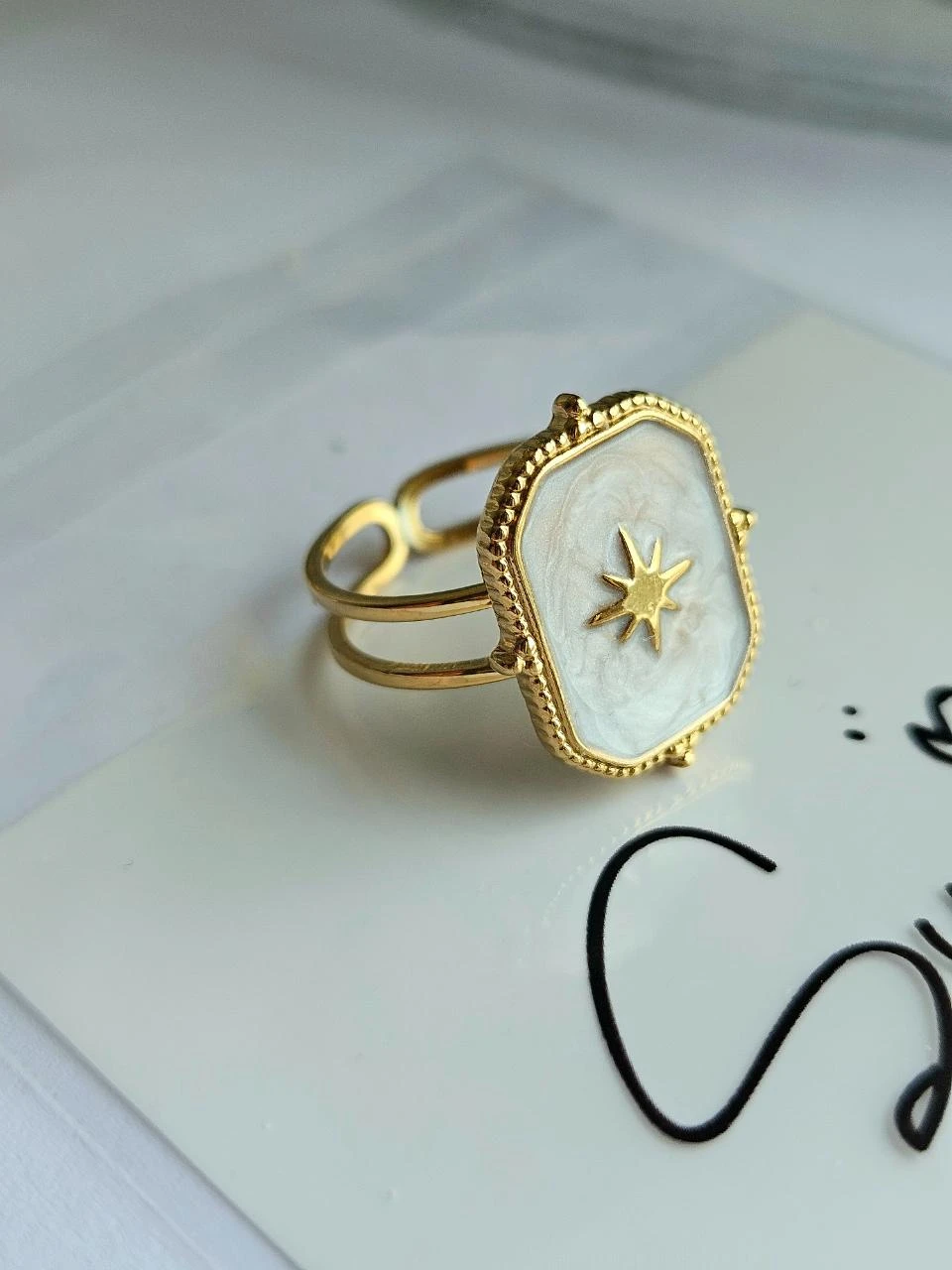 Anillo de acero inoxidable de moda – photo 2